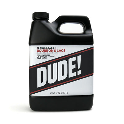 32 oz.  Dude Detergent - Liquid Formula -  Bourbon & Lacs